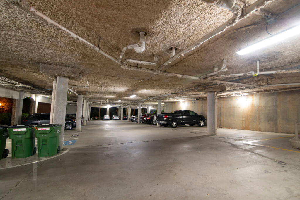 LED lighting for parking garage in Atlanta | Commercial lighting projects