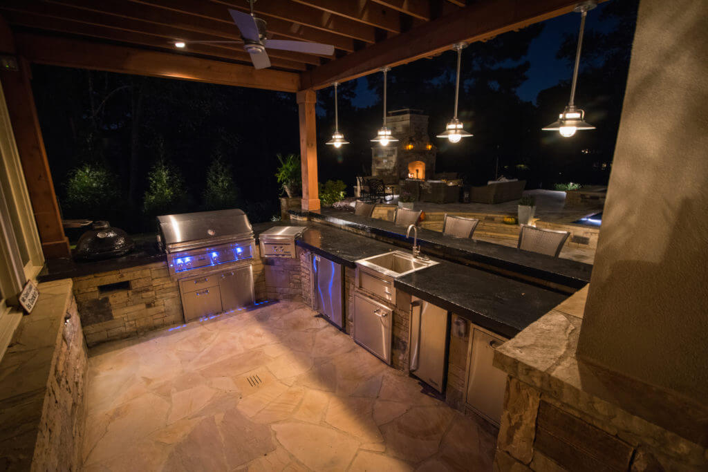 LED outdoor kitchen lighting